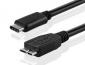 Type-C(USB-C) to Micro-B USB 3.0 Cable 1m Black Type-C(USB-C) to Micro-B USB 3.0 Cable 1m Black