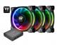 <b>120mm Case Fan</b>: Riing Plus 12 LED RGB Radiator Fan TT Premium Edition (Fan x3, Controller x1) <b>120mm Case Fan</b>: Riing Plus 12 LED RGB Radiator Fan TT Premium Edition (Fan x3, Controller x1)