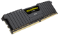 Single Stick: 16GB (1x16GB) DDR4-3000MHz Vengeance LPX Dimm C15 288-pin Memory, Black Single Stick: 16GB (1x16GB) DDR4-3000MHz Vengeance LPX Dimm C15 288-pin Memory, Black