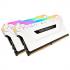 DUAL CHANNEL: 16GB (2x8GB) DDR4 3200MHz C16 Vengeance RGB PRO Desktop Gaming Memory White DUAL CHANNEL: 16GB (2x8GB) DDR4 3200MHz C16 Vengeance RGB PRO Desktop Gaming Memory White