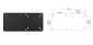 Vesa Compatible NUC mounting bracket, up to 3kg, Black colour, Steel Material Vesa Compatible NUC mounting bracket, up to 3kg, Black colour, Steel Material