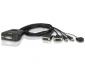 Petite 2 Port USB DVI-D KVM Switch with Remote Port Selector - 1.2m Cables Built In Petite 2 Port USB DVI-D KVM Switch with Remote Port Selector - 1.2m Cables Built In
