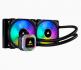 Liquid CPU Cooler: Hydro H100i RGB PLATINUM 240mm Radiator, Two ML PRO RGB PWM 120mm fans. iCUE, Support Intel 115x 1366 2011 2066, AMD AM4 TR4 Socket Liquid CPU Cooler: Hydro H100i RGB PLATINUM 240mm Radiator, Two ML PRO RGB PWM 120mm fans. iCUE, Support Intel 115x 1366 2011 2066, AMD AM4 TR4 Socket