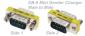 Serial RS232 DB9 9 Pin Adapter, Male to Males Serial RS232 DB9 9 Pin Adapter, Male to Males