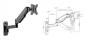 Single Screen Wall Mounted Articulating Gas Spring Monitor Arm 7"-32",Weight Capacity (per screen) 8kg Single Screen Wall Mounted Articulating Gas Spring Monitor Arm 7"-32",Weight Capacity (per screen) 8kg