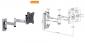 Aluminium Articulating Extension Wall Mount with Lock Function Caravan and etc - 13ĄŻĄŻ-27'' Aluminium Articulating Extension Wall Mount with Lock Function Caravan and etc - 13ĄŻĄŻ-27''