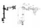 Articulating Aluminum Single Monitor Arm 17"-32" Support up to 8kg Articulating Aluminum Single Monitor Arm 17"-32" Support up to 8kg