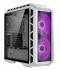 Mid-Tower Case: MasterCase H500P - <b>Mesh White</b> 2x 200mm RGB-LED Fans, 1x 140mm Fan, 2x USB 3.0, 2x USB 2.0, Tempered Glass Side Panel, Supports: E-ATX*/ATX/mATX/mini-ITX Mid-Tower Case: MasterCase H500P - <b>Mesh White</b> 2x 200mm RGB-LED Fans, 1x 140mm Fan, 2x USB 3.0, 2x USB 2.0, Tempered Glass Side Panel, Supports: E-ATX*/ATX/mATX/mini-ITX