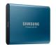 <b>PORTABLE SSD</b>: 250GB T5, Alluring Blue, USB3.1, Type-C, Up to 540MB/s, Aluminium Case, Password Security <b>PORTABLE SSD</b>: 250GB T5, Alluring Blue, USB3.1, Type-C, Up to 540MB/s, Aluminium Case, Password Security