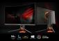 <b>27" QHD Curved Gaming Monitor:</b> Curved TN LED Monitor: 1ms, ROG SWIFT 2K 2560x1440 16:9 165Hz Eyecare G-Sync HAS SPK GamePlus DP HDMI USB3.0 GameVisual TUV Certified AURA SYNC Monitor <b>27" QHD Curved Gaming Monitor:</b> Curved TN LED Monitor: 1ms, ROG SWIFT 2K 2560x1440 16:9 165Hz Eyecare G-Sync HAS SPK GamePlus DP HDMI USB3.0 GameVisual TUV Certified AURA SYNC Monitor