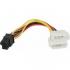 MOLEX 4PIN POWER <b>(2x molex)</b> to 6PIN PCI Express video card power cable 15cm MOLEX 4PIN POWER <b>(2x molex)</b> to 6PIN PCI Express video card power cable 15cm