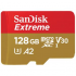 MICRO SD:EXTREME MICROSDXC SQXA1 128GB V30 U3 C10 A2 UHS-I 160MB/S R 90MB/S W 4X6 SD ADAPTOR MICRO SD:EXTREME MICROSDXC SQXA1 128GB V30 U3 C10 A2 UHS-I 160MB/S R 90MB/S W 4X6 SD ADAPTOR