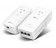 Powerline: AV1300 Gigabit Passthrough Powerline Wireless-AC Wi-Fi Kit, (450+867) Mbps, 3x Gigabit LAN Powerline: AV1300 Gigabit Passthrough Powerline Wireless-AC Wi-Fi Kit, (450+867) Mbps, 3x Gigabit LAN