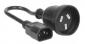Power Cable: 3 PIN AUS Mains (FEMALE) - IEC C14 (MALE) 30cm Power Cable: 3 PIN AUS Mains (FEMALE) - IEC C14 (MALE) 30cm