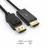 DisplayPort Cable: Display Port(M) to HDMI(M) 4K 2160P 1.8M DisplayPort Cable: Display Port(M) to HDMI(M) 4K 2160P 1.8M