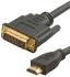 HDMI(M) TO DVI-D(M) (Dual Link 24+1) CABLE with Filter 10M HDMI(M) TO DVI-D(M) (Dual Link 24+1) CABLE with Filter 10M