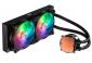 Liquid CPU Cooler: 2x 120mm ARGB Fan, 240mm Radiator, Addressable RGB function via Controller or MotherBoard Sync(Controller and Splitter Cable are provided), Intel / AMD Socket, AM4 Support Liquid CPU Cooler: 2x 120mm ARGB Fan, 240mm Radiator, Addressable RGB function via Controller or MotherBoard Sync(Controller and Splitter Cable are provided), Intel / AMD Socket, AM4 Support