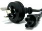 Power Cable: 3 PIN AUS Mains (MALE) - 3 PIN Power Cable (IEC C5 FEMALE) For Notebook/NUC 1.8M Power Cable: 3 PIN AUS Mains (MALE) - 3 PIN Power Cable (IEC C5 FEMALE) For Notebook/NUC 1.8M