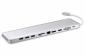 USB-C Multiport Dual View Dock with Power Pass-Through support up to 4K @ 30Hz via DisplayPort and HDMI, 1080P @ 60Hz via VGA, Dual View through PC USB-C Multiport Dual View Dock with Power Pass-Through support up to 4K @ 30Hz via DisplayPort and HDMI, 1080P @ 60Hz via VGA, Dual View through PC