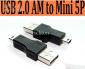 Adapter: USB2.0 AM (male) to Mini (male) Adapter: USB2.0 AM (male) to Mini (male)