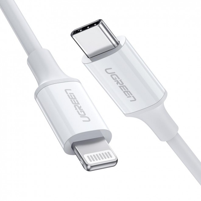  iphone cable MFI USB-C Type-C to Lightning Cable 1M White  