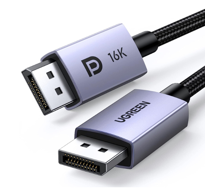  16K Display Port 2.1 VESA Certified, Ultra HD 16K@60Hz Resolution, DP Male - Male Cable 1m  