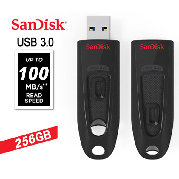  256GB ULTRA CZ48 USB 3..0 FLASH DRIVE 100Mb/S  