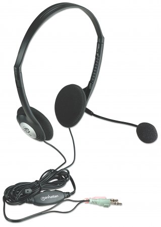  <b>Wired Headset:</b> Stereo with Microphone and Volume Control dual 3.5mm jack (one year warranty)  