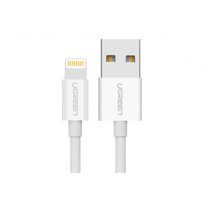  USB iphone lighting cable with ABS case 1M white  
