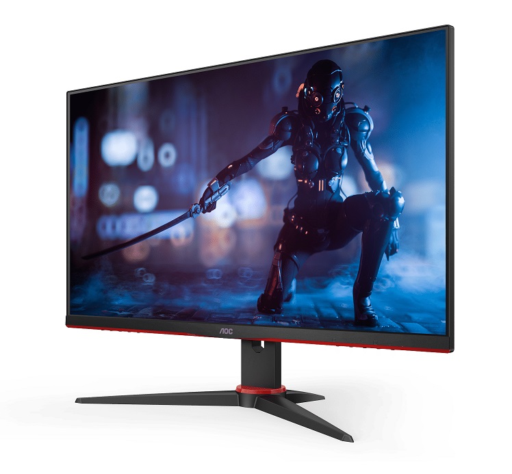  23.8" Gaming Monitor: FHD 1920 x 1080, 165Hz 4ms GtG, VGA/2*HDMI/DisplayPort, VESA 100, Black/Red  