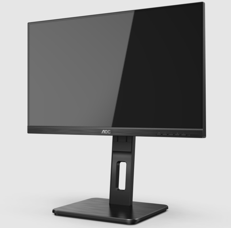  <b>23.8" IPS Monitor </b>4ms, 16.7 Mil, 1920x1080@75Hz/60Hz*, 1x VGA/1x HDMI/1x DP/1x DVI, height/Pivot/Swivel/Tilt, USB3.2, Speaker  