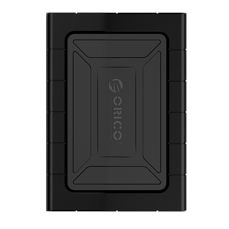  2.5" SATA Enclosure, USB 3.0, Three-Proofing Silicon Protection - Black  