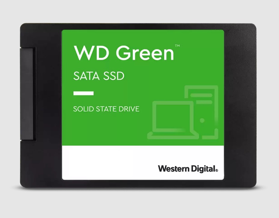  <b>2.5" SSD Drive:</b> 480GB GREEN, SATA3 6Gb/s, Read: 545MB/s, 1M MTTF  