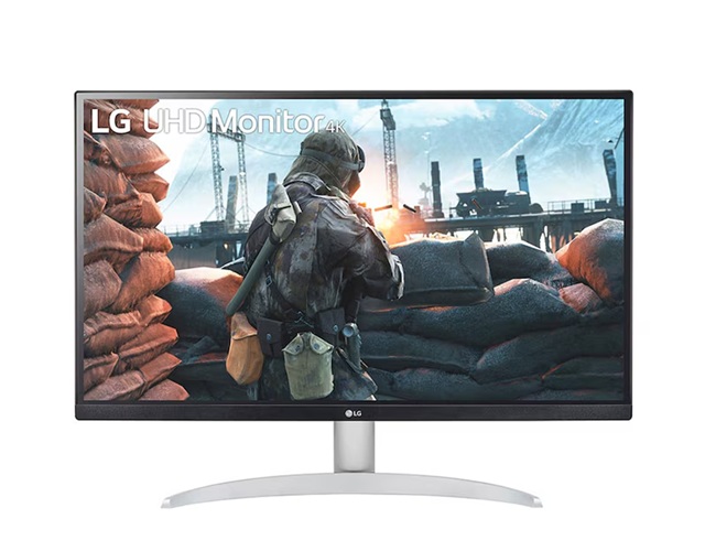  27" 4K UHD IPS Smart Monitor with 3840��2160 resolution, DCI-P3 95%, HDR400, AMD FreeSync™, 5ms response, 60Hz, and tilt-adjustable stand  
