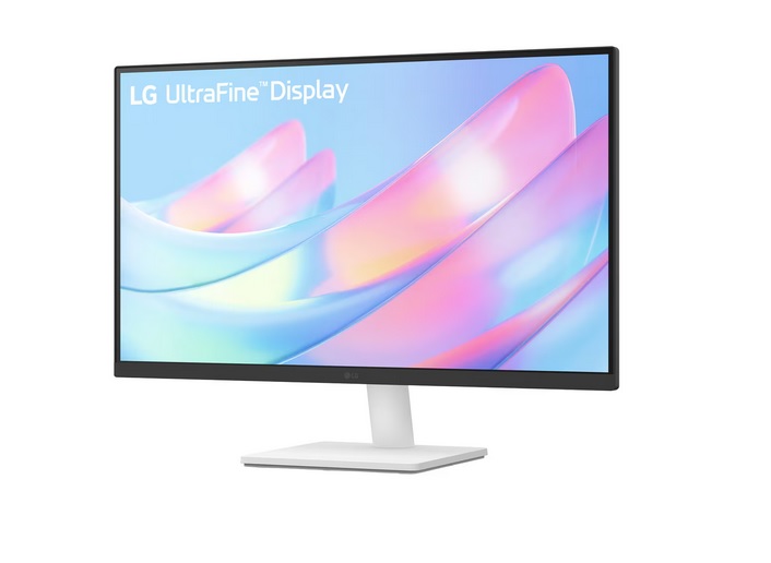  27" UHD 4k 38402160 (16:9) IPS display HDR10, 3 side Borderless, LG Switch, Office and Professional White Monitor  