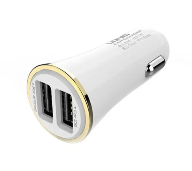  2 Port USB Car Charger - 5V 2.1A  