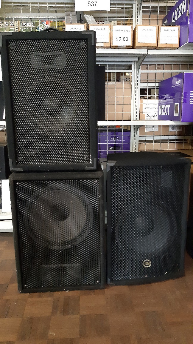  3x Speaker Set - Second Hand ($25 Each) Price Negotiable<br>In store pickup only - No delivery available  