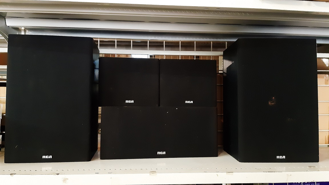  5x Speaker Set - Second Hand <br>In store pickup only - No delivery available  