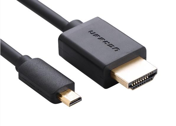 HDMI Cable: Micro-HDMI to HDMI male to male 2m  