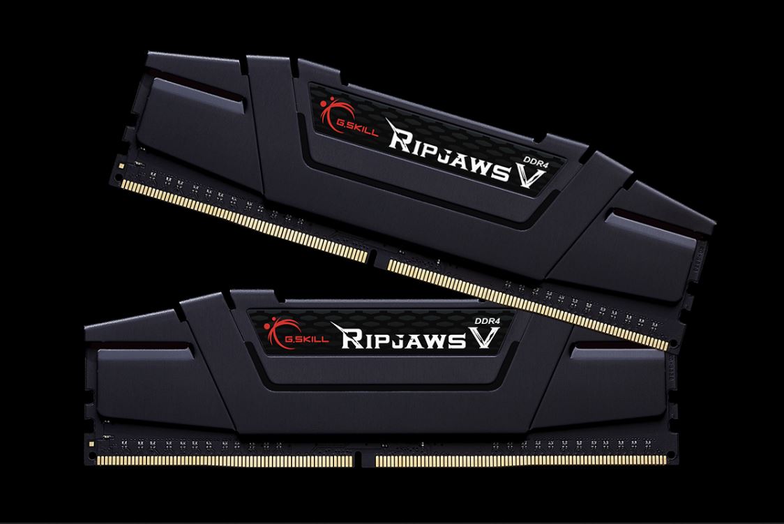  Dual Channel: 32GB (2x16GB) DDR4 3200MHz CL16 Ripjaws V - Desktop Memory  