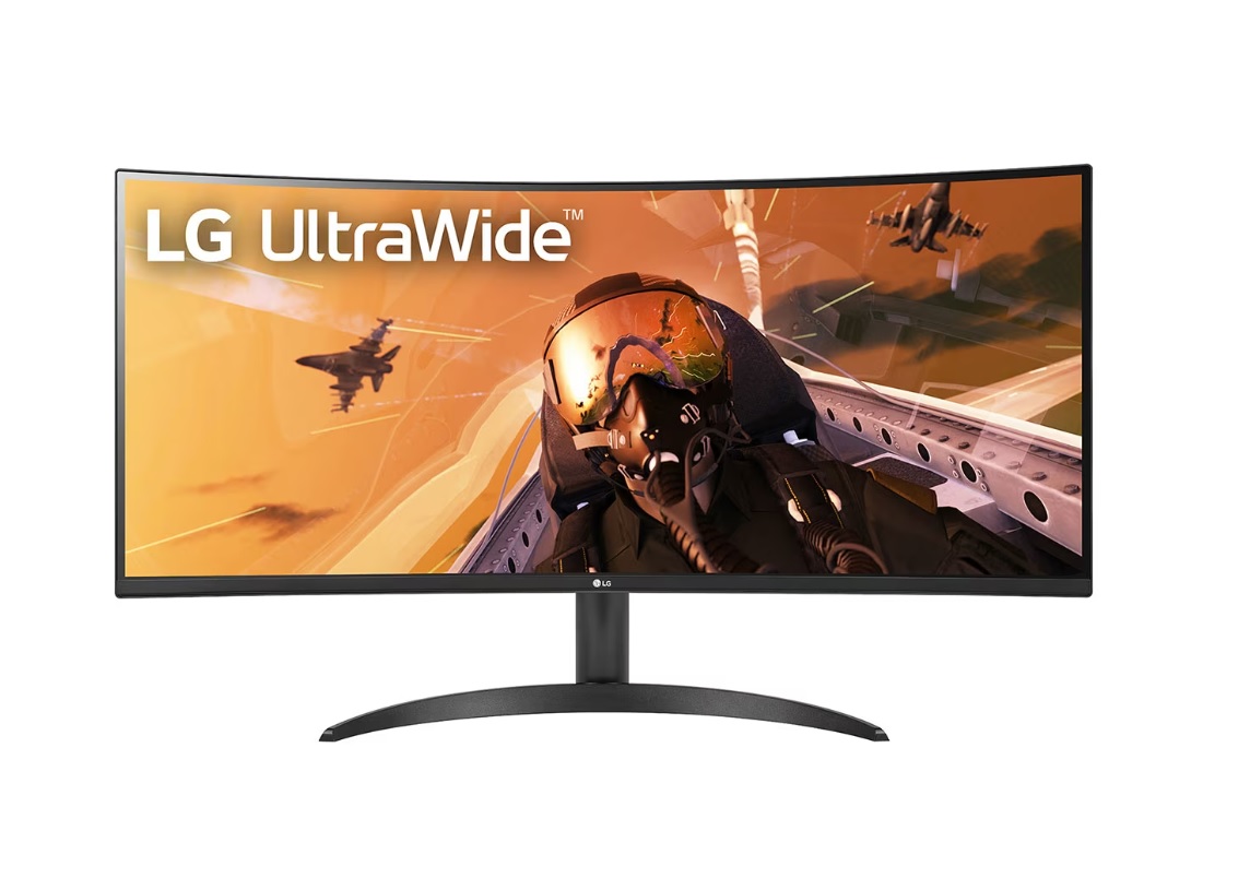  34" 4K CURVED Monitor: VA QHD CURVED 3440 x 1440 @160Hz, 5ms GtG, 2x HDMI/1x DP, VESA 100  