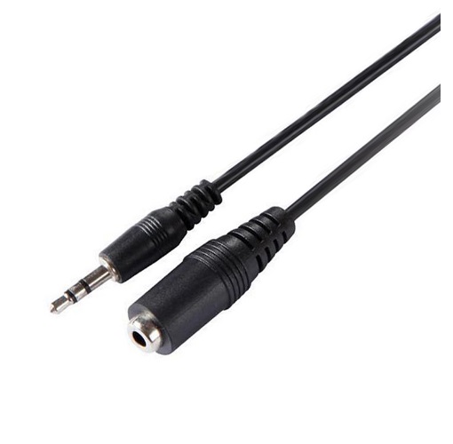  <B>Audio Cable:</b> 3.5mm Audio AUX Extension Cable Male to Female (M-F) - 3m  