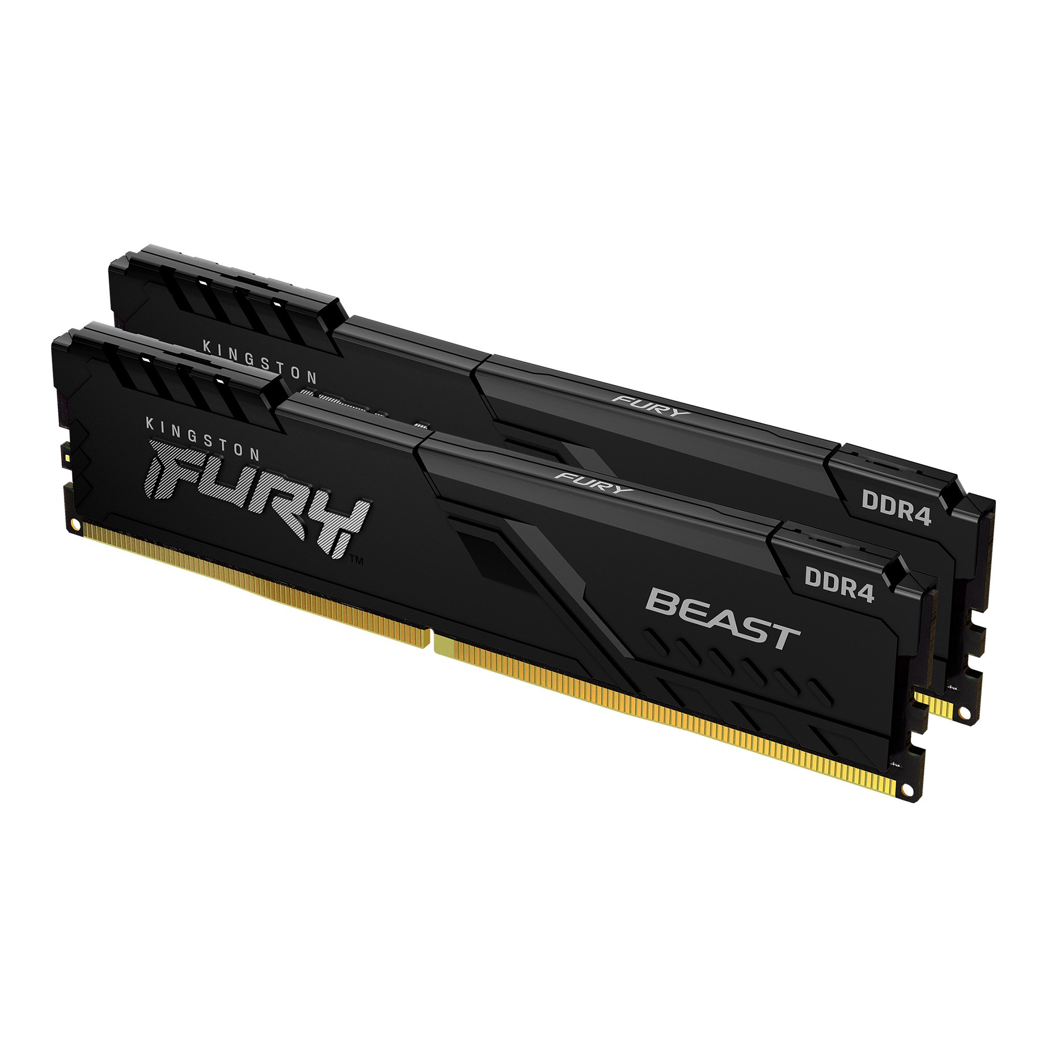  Dual Channel: 32GB (2x16GB) DDR4 3200MHz CL16 FURY Beast - Desktop Memory  