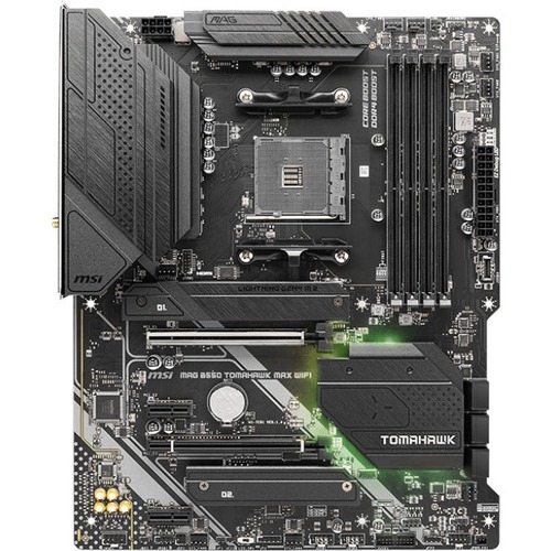  B550 ATX Motherboard: AM4 Socket For AMD Ryzen 3000/4000/5000 Series Processors<br>4x DDR4, 6x SATA 6Gb/s, PCIE 4.0, 1x M.2 Gen4 + 1x M.2 Gen3, USB 3.2, 2.5Gbps LAN, WIFI 6E + Bluetooth 5.2, Realtek 7.1 Audio, HDMI/DP  