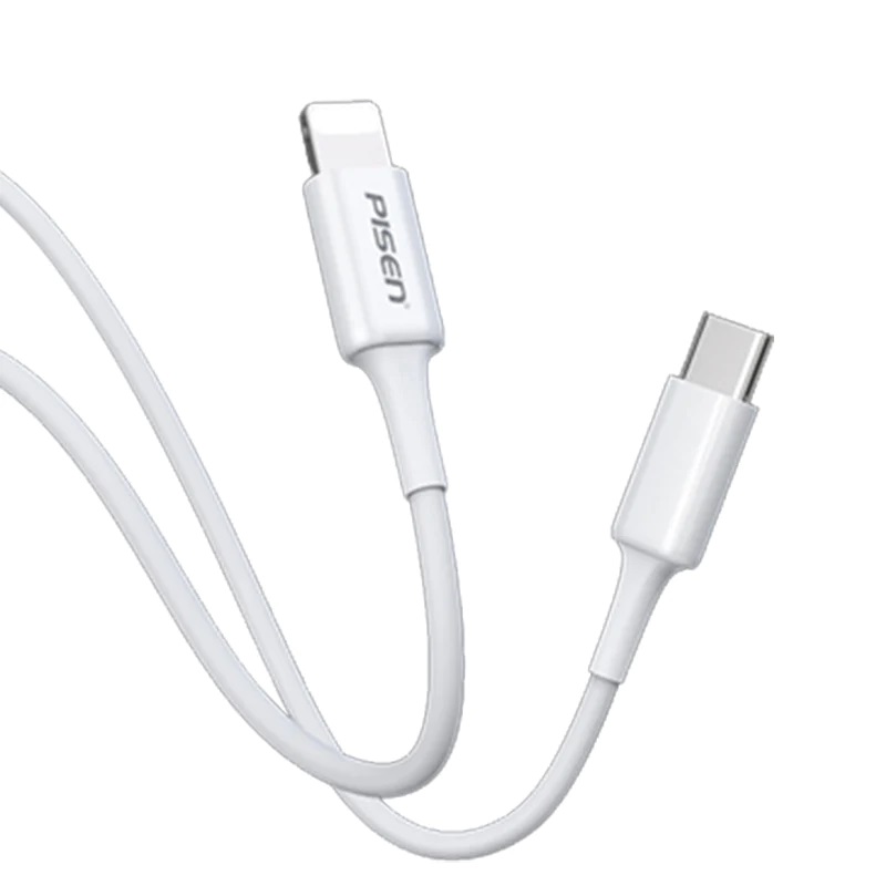  Iphone Lightning to USB Type-C PD Fast Charge Cable (1.2M) White - Support 3A, Reinforced SR is not Easy to Fractured, TPE Wire Material, Durable  