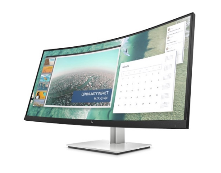  34" Curved VA, E344c, WQHD 3440x1440, 21:9, USB-C Type-C+DP+HDMI, Tilt, Swivel, Height, 3Yrs  