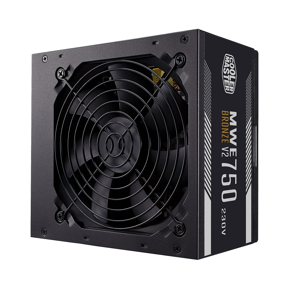  <B>ATX PSU:</B> 750W MWE Bronze Series 80Plus, 120mm HDB Fan, 1x CPU (4+4 Pin), 1x CPU (8 Pin), 4x PCI-E (6+2 Pin), 3x Molex, 6x SATA  