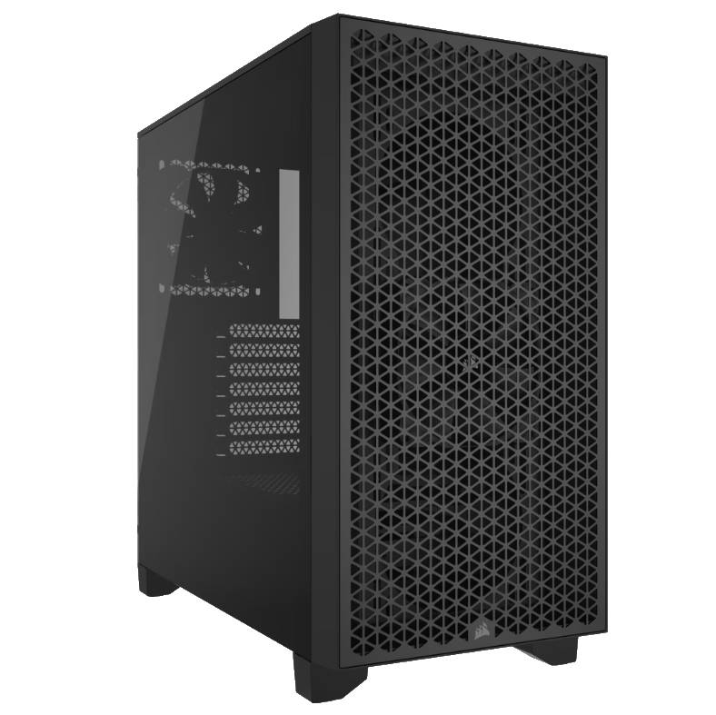  <b>Mid-Tower Case</b> 3000D AIRFLOW - Black<br>2x SP120 ELITE Fans, 2x USB 3.2, 1x 3.5mm Headphone/Mic Combo, Tempered Glass Side Panel, Supports: ATX/mATX/mini-ITX  