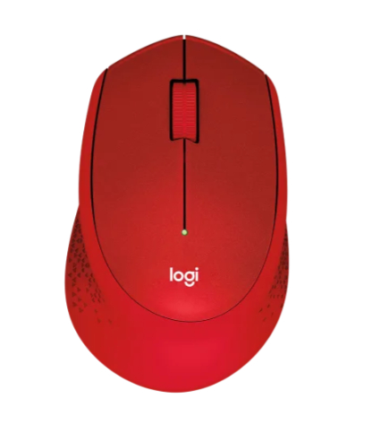  <b>Wireless Mouse:</b> M331 SILENT PLUS - SilentTouch WirelessTouch - Red  