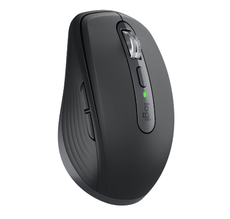  <b>Wireless Mouse:</b> MX ANYWHERE 3S, Wireless Bluetooth 1,000 DPI - Black  